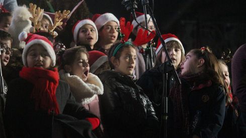 Encendido de las luces de Navidad en León Encendido de las luces de Navidad en León