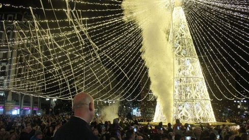 Dispositivo especial de tráfico con motivo del encendido navideño en León