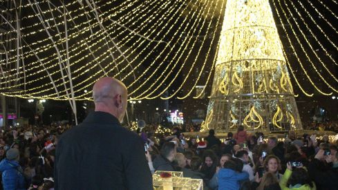 Encendido de las luces de Navidad en León Encendido de las luces de Navidad en León