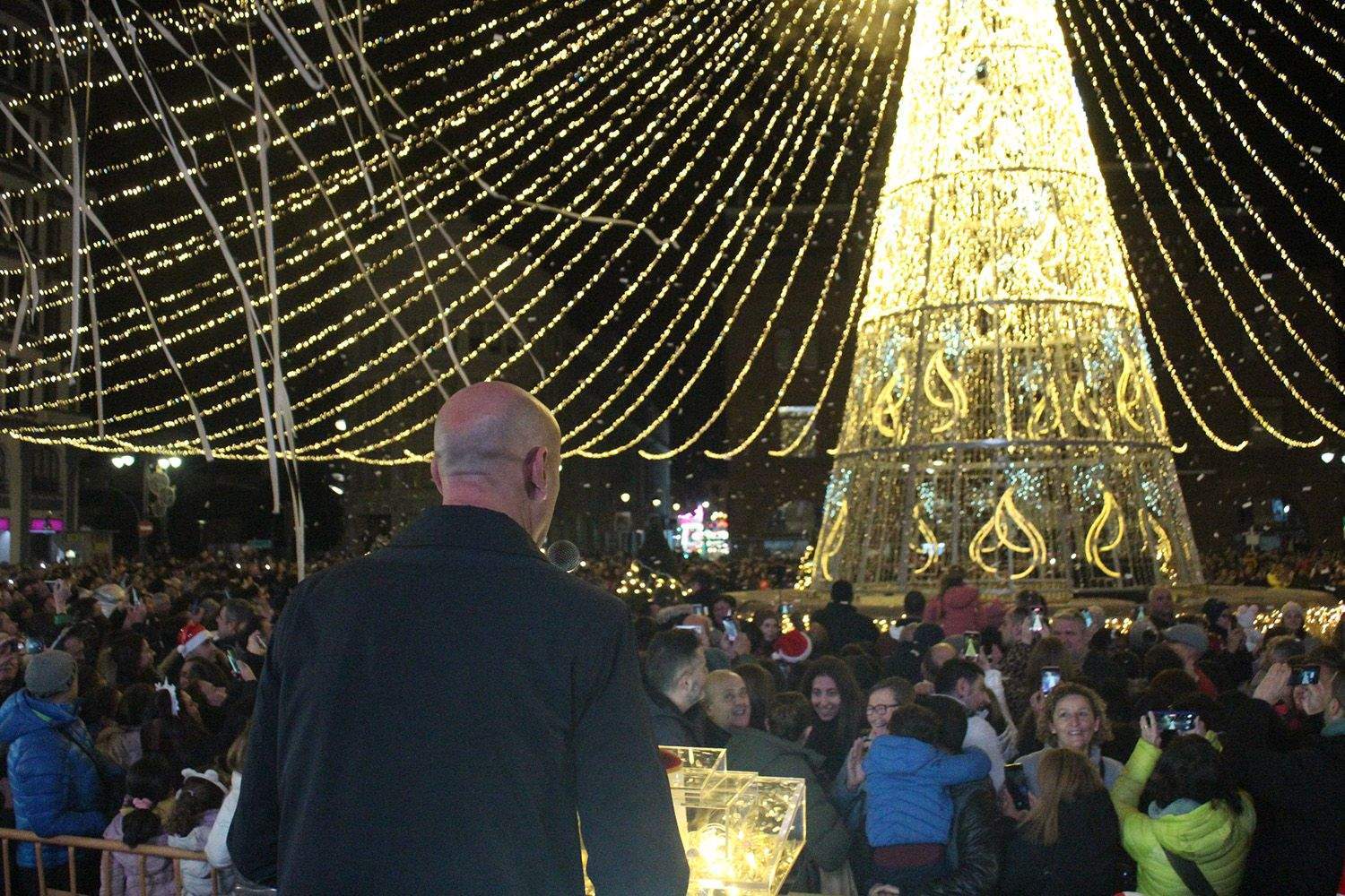 Encendido de las luces de Navidad en León Encendido de las luces de Navidad en León