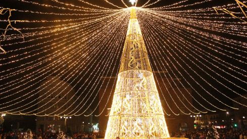 Encendido de las luces de Navidad en León Encendido de las luces de Navidad en León