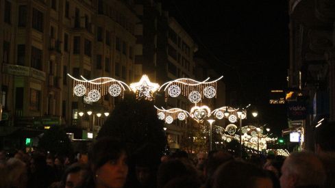 Encendido de las luces de Navidad en León Encendido de las luces de Navidad en León