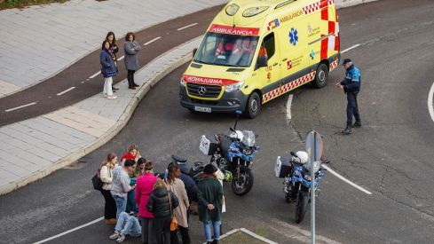 Imagen de archivo de un accidente de un motorista en León