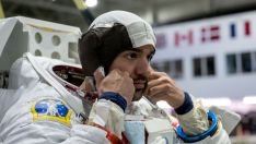 El astronauta leonés Pablo Álvarez completa su certificado EVA en el Laboratorio de Flotabilidad Neutral de Houston