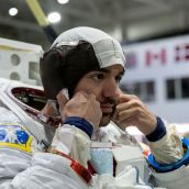 El astronauta leonés Pablo Álvarez completa su certificado EVA en el Laboratorio de Flotabilidad Neutral de Houston