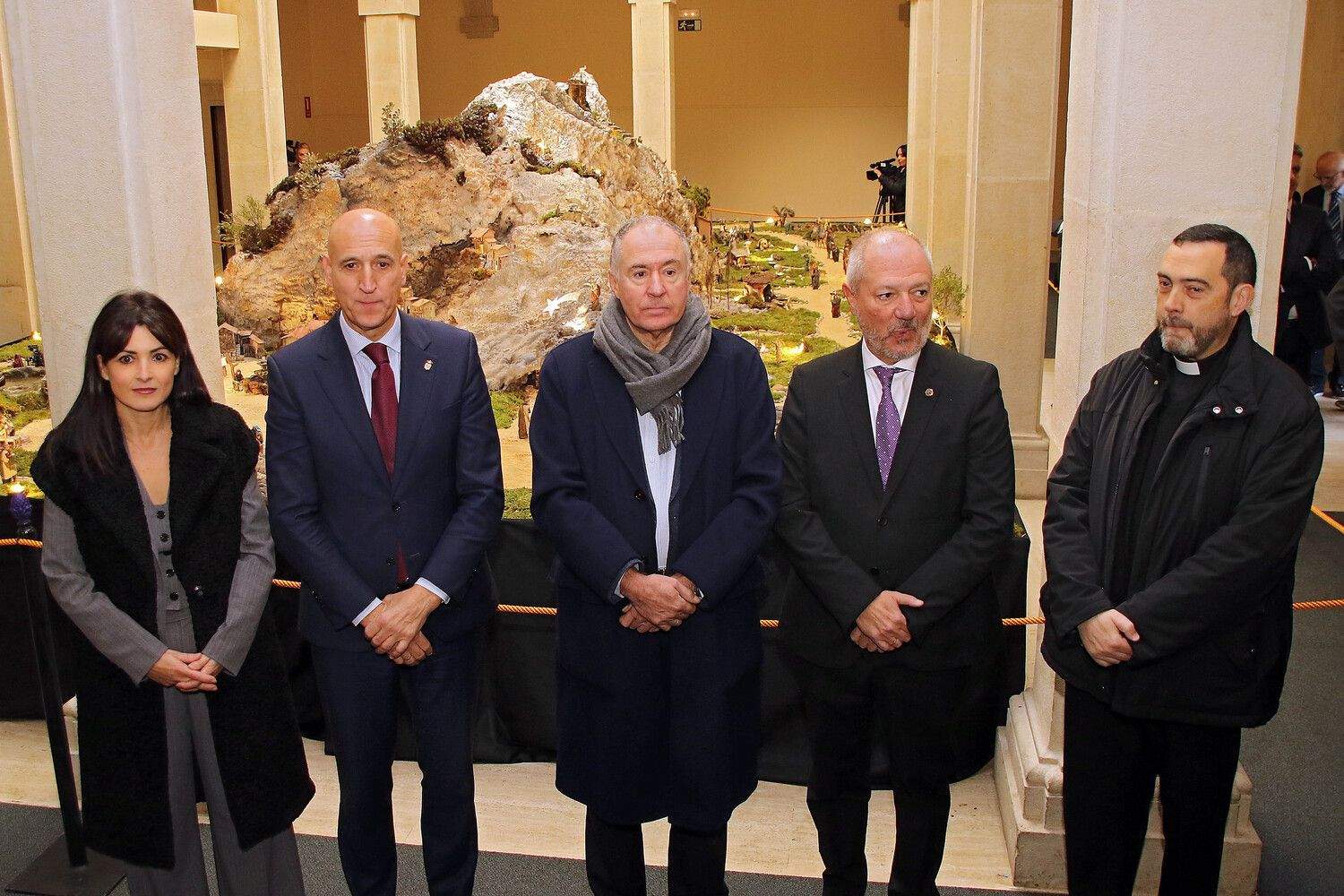 Presentación del belén de la Cofradía del Dulce Nombre de Jesús Nazareno de León | Peio García (ICAL)