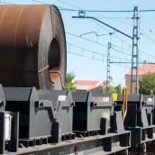 El ramal ferroviario del Polígono Industrial de Villadangos del Páramo prevé un tráfico de 400.000 toneladas este año