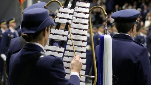 Festividad de Nuestra Señora de Loreto y jura de bandera en la Academia Básica del Aire y del Espacio de La Virgen del Camino (León) | Peio García (ICAL)
