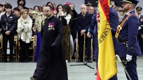 Festividad de Nuestra Señora de Loreto y jura de bandera en la Academia Básica del Aire y del Espacio de La Virgen del Camino (León) | Peio García (ICAL)