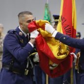 Festividad de Nuestra Señora de Loreto y jura de bandera en la Academia Básica del Aire y del Espacio de La Virgen del Camino (León) | Peio García (ICAL)