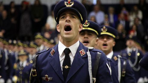 Festividad de Nuestra Señora de Loreto y jura de bandera en la Academia Básica del Aire y del Espacio de La Virgen del Camino (León) | Peio García (ICAL)