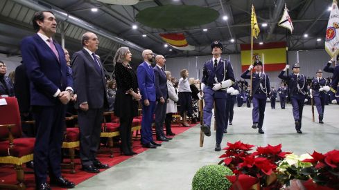 Festividad de Nuestra Señora de Loreto y jura de bandera en la Academia Básica del Aire y del Espacio de La Virgen del Camino (León) | Peio García (ICAL)