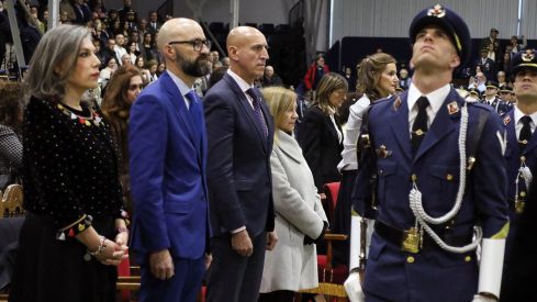 Festividad de Nuestra Señora de Loreto y jura de bandera en la Academia Básica del Aire y del Espacio de La Virgen del Camino (León) | Peio García (ICAL)