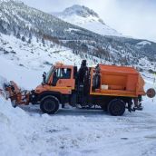 La Diputación de León desplegó un dispositivo de 28 vehículos durante el temporal del fin de semana