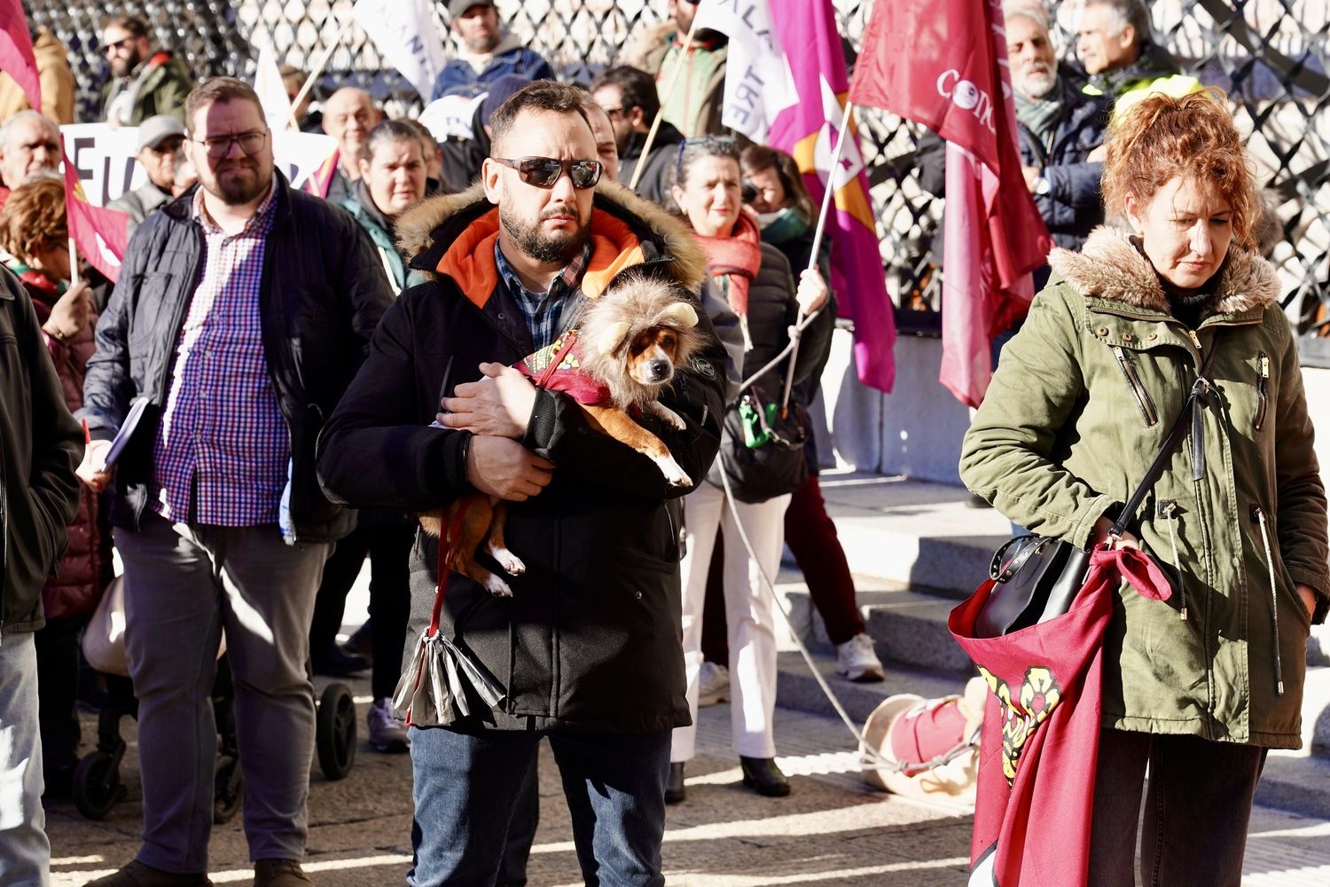 Concentración en defensa de la autonomía de la Región Leonesa