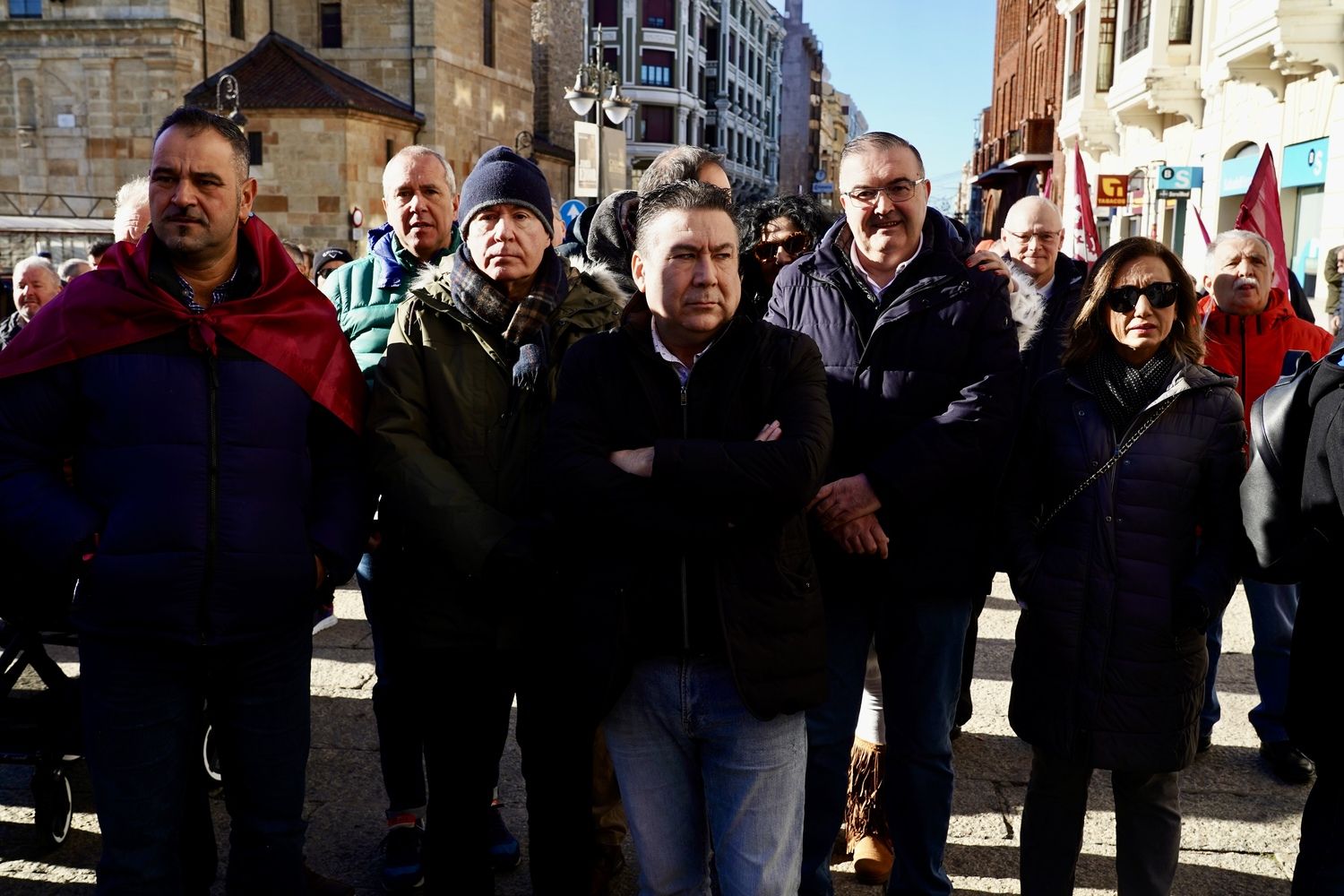 Concentración en defensa de la autonomía de la Región Leonesa