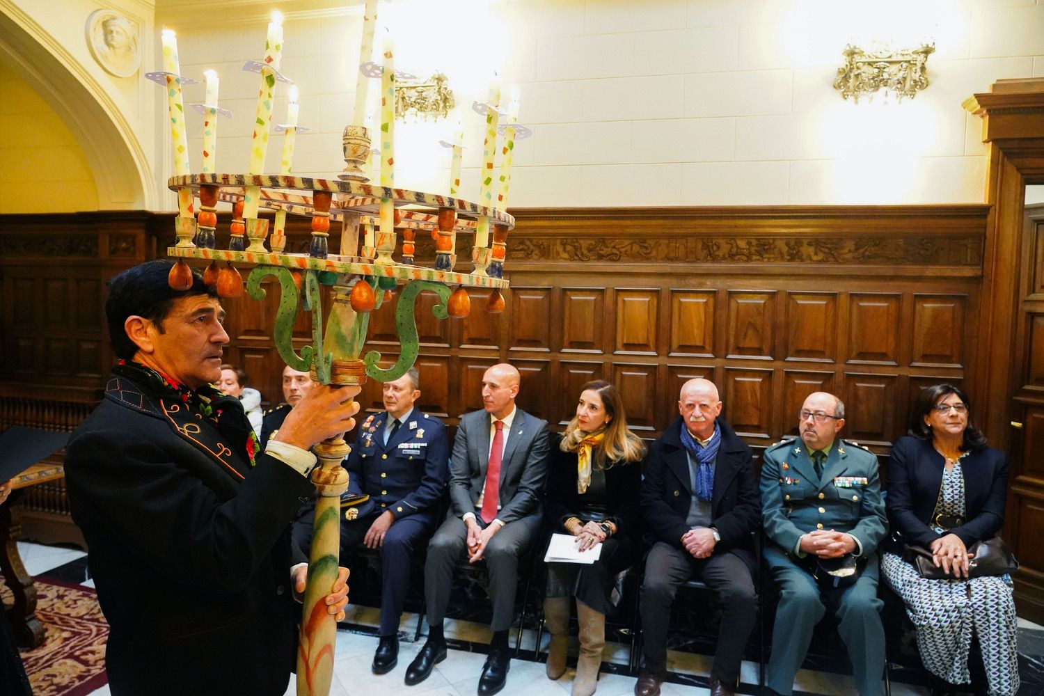 Recreación del canto del Ramo de Navidad en el MEL | Campillo / ICAL