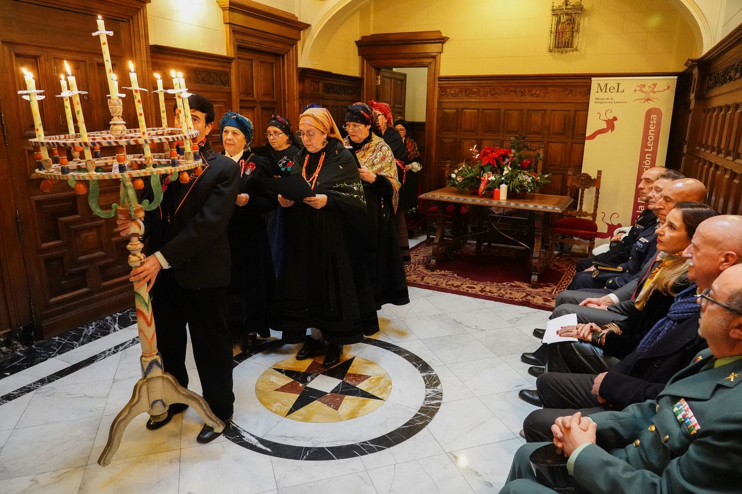 Recreación del canto del Ramo de Navidad en el MEL | Campillo / ICAL