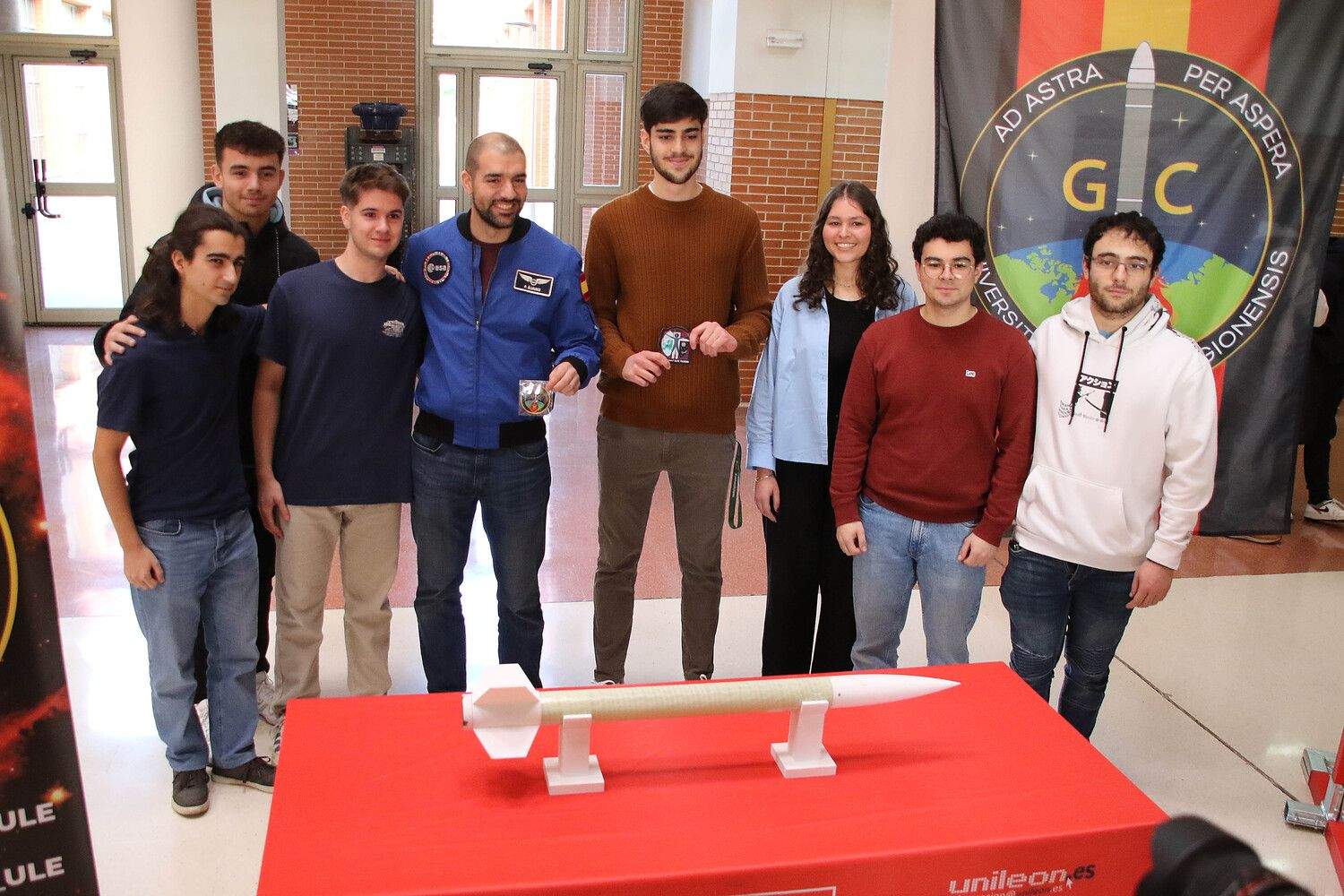 Visita del astronauta Pablo Álvarez a la Universidad de León | Peio García / ICAL