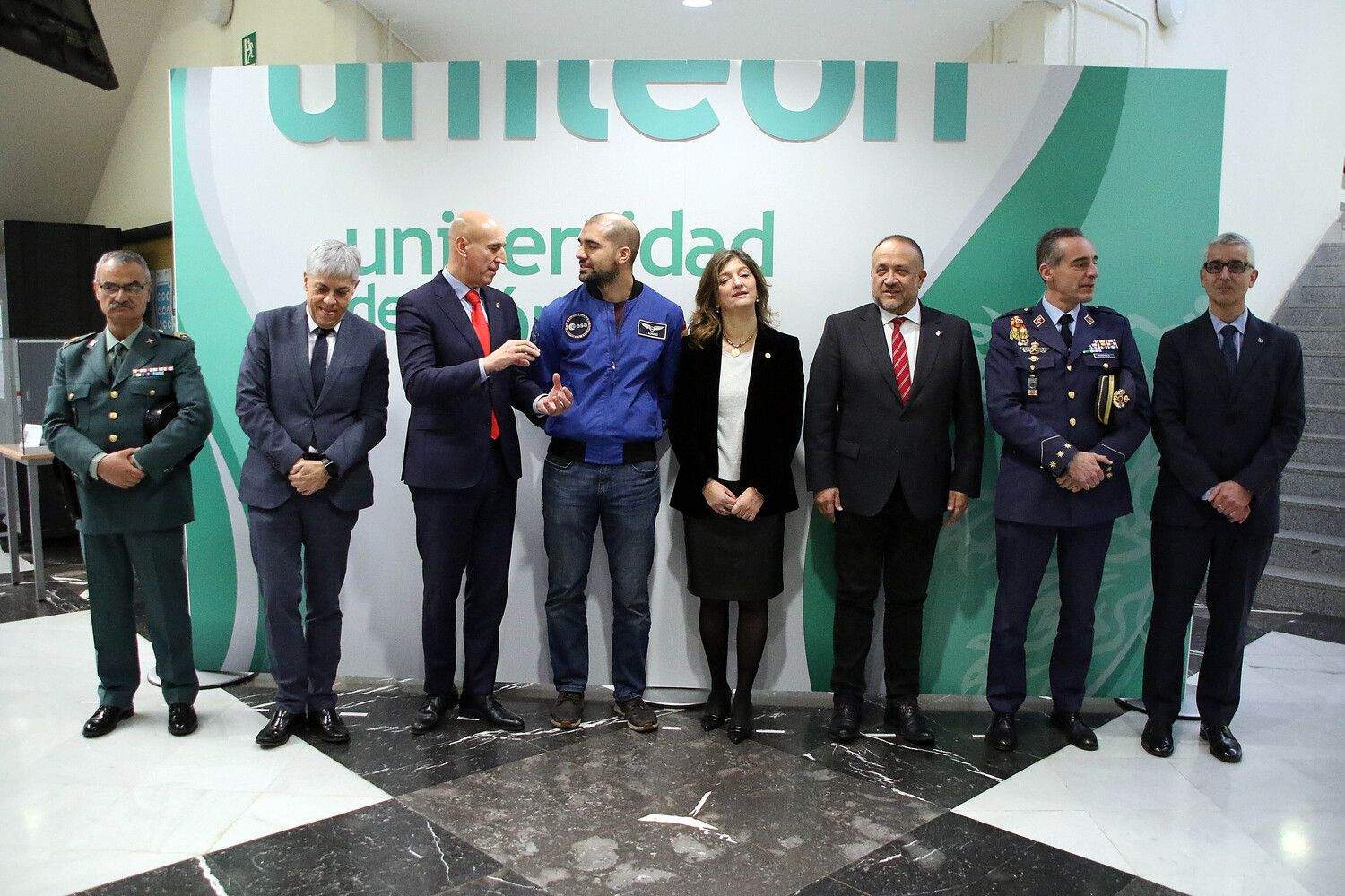 Visita del astronauta Pablo Álvarez a la Universidad de León | Peio García / ICAL