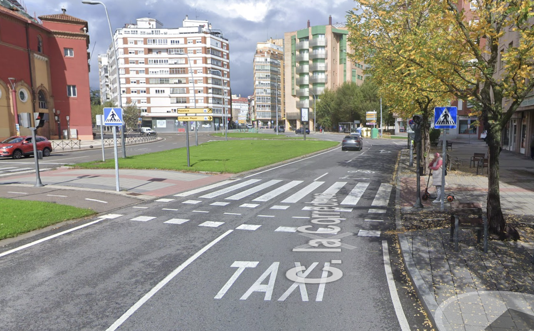 Altura de la calle Corredera en la que se produjo el atropello