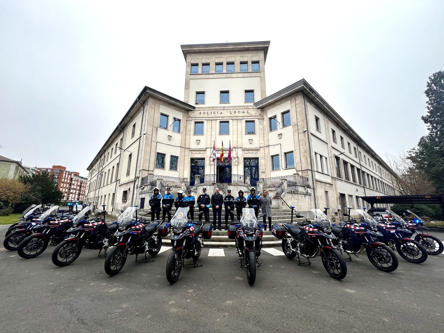 La Policia Local de León incorpora 14 motocicletas a su flota tras una inversión de 300.000 euros | Campillo / ICAL