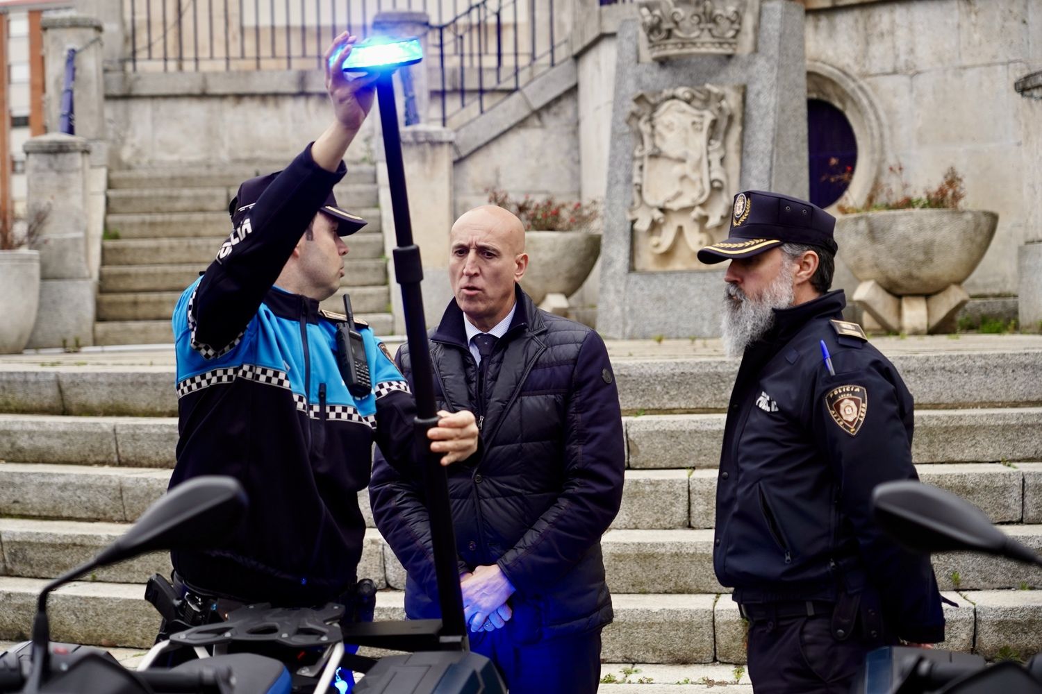 Presentación de nuevos recursos para la Policía Local de León | Campillo / ICAL