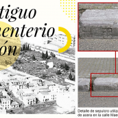 ¿Sabías que puedes caminar sobre bordillos que fueron antiguas lápidas de leoneses? La calle Maestro Uriarte recorre la memoria del cementerio de San Esteban
