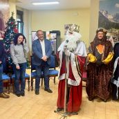 El presidente de la Diputación de León finaliza las visitas navideñas en la residencia Santa Luisa