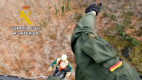 Rescatado un senderista en el Pico Fontañán de La Pola de Gordón (León)