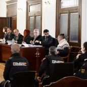 Imagen de la primera sesión del juicio contra el hombre y la mujer acusados de asesinar a una prostituta en una vivienda de Cembranos en el año 2021 | Campillo / ICAL Imagen de la primera sesión del juicio contra el hombre y la mujer acusados de asesinar a una prostituta en una vivienda de Cembranos en el año 2021 | Campillo / ICAL