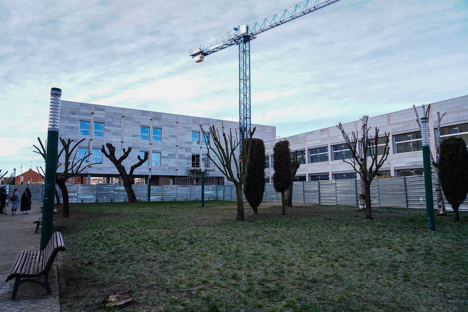 Obras en el centro de salud de Pinilla, en San Andrés del Rabanedo | Campillo / ICAL