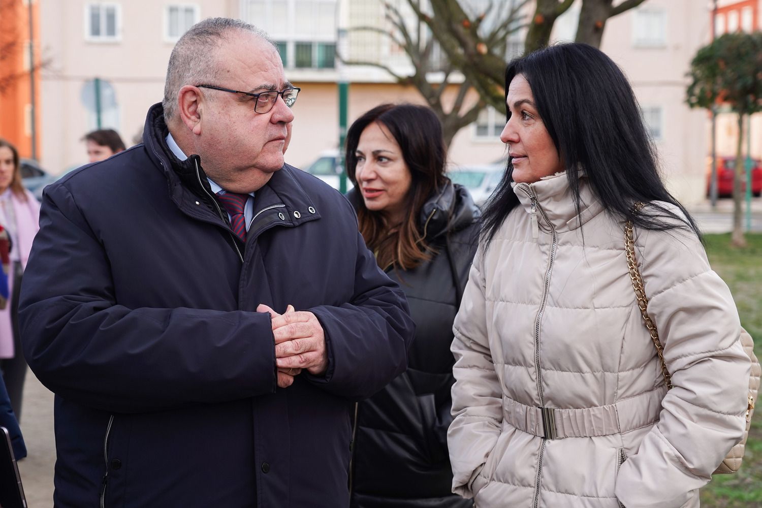 El consejero de Sanidad visita las obras del centro de salud de Pinilla, en San Andrés del Rabanedo | Campillo / ICAL