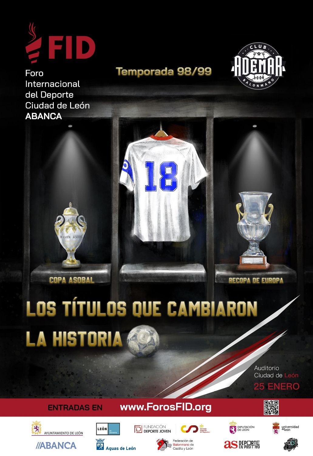 Cartel de la Experiencia FID que protagonizará el Ademar León 