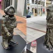 La avenida Ordoño II de León suma dos nuevas esculturas a su 'sala expositiva' abierta | Ayuntamiento de León