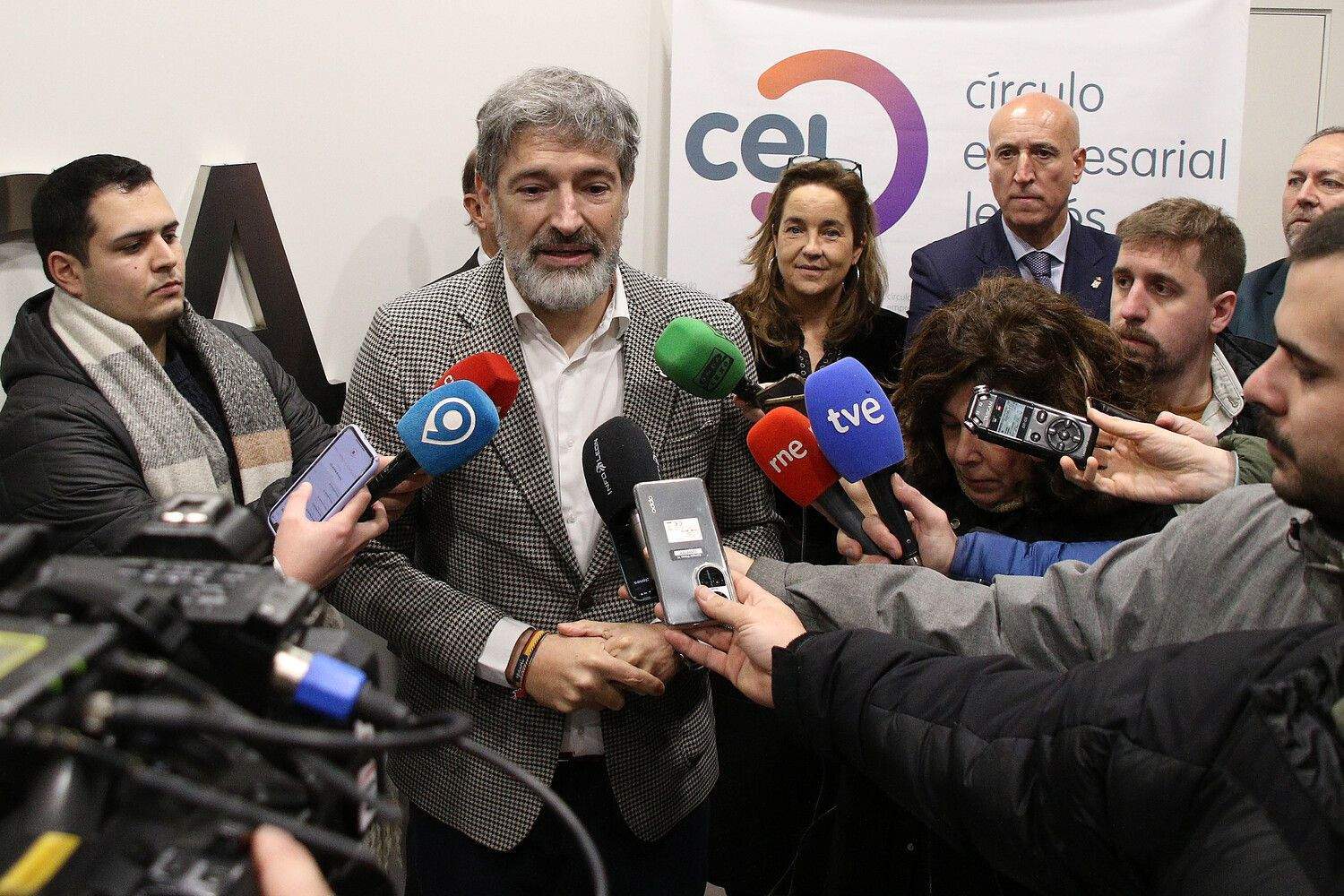 Julio César Álvarez en la presentación de la Encuesta Empresarial Círculo 2024 | Peio García / ICAL Julio César Álvarez en la presentación de la Encuesta Empresarial Círculo 2024 | Peio García / ICAL