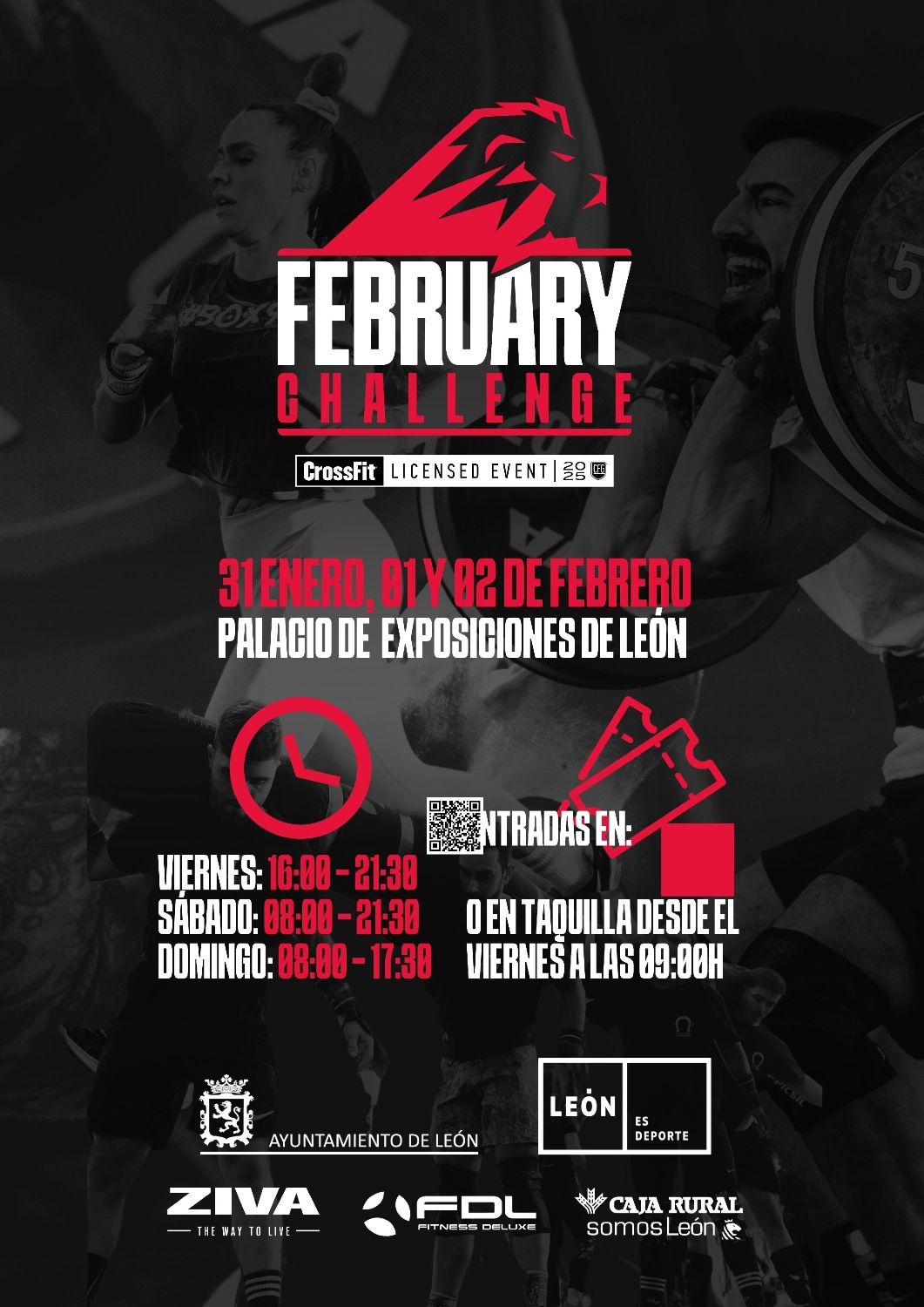 Cartel February Challenge 2025 de León