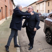 Alejandro Vázquez, consejero de Sanidad, y Eduardo Diego, delegado territorial de la Junta en León | Peio García (ICAL) 