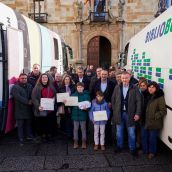 Los bibliobuses de la Diputación de León celebran su día tras recorrer 116.500 kilómetros y visitar 396 pueblos en 2024 | Campillo / ICAL