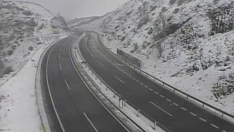 Estado de la AP-66 en León con la borrasca Ivo 