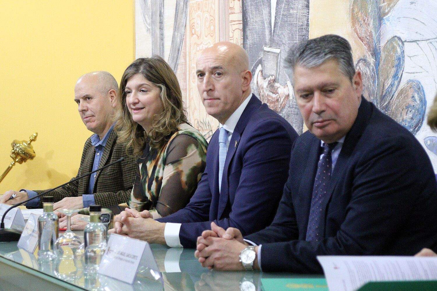 (I a D) Rectora, alcalde, concejal urbansimo leon | Peio García / ICAL