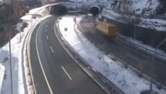 Estado de la AP-66 entre Asturias y León durante la borrasca Ivo