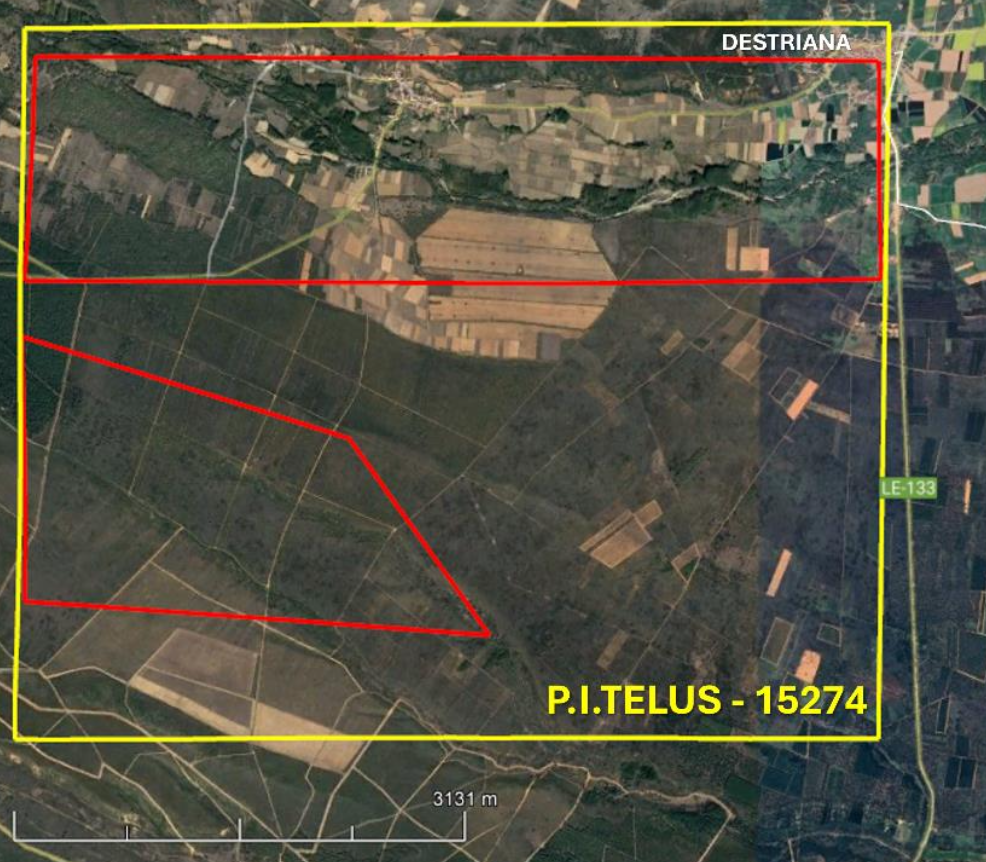 Area en la que podrán realizar las investigaciones pertinentes en busca de oro