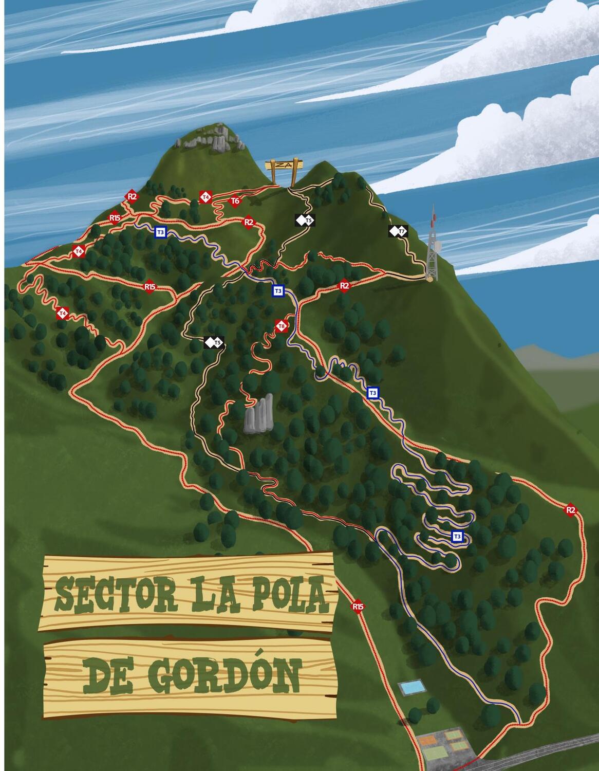 Sector de La Pola de Gordón de la Zona Alfa