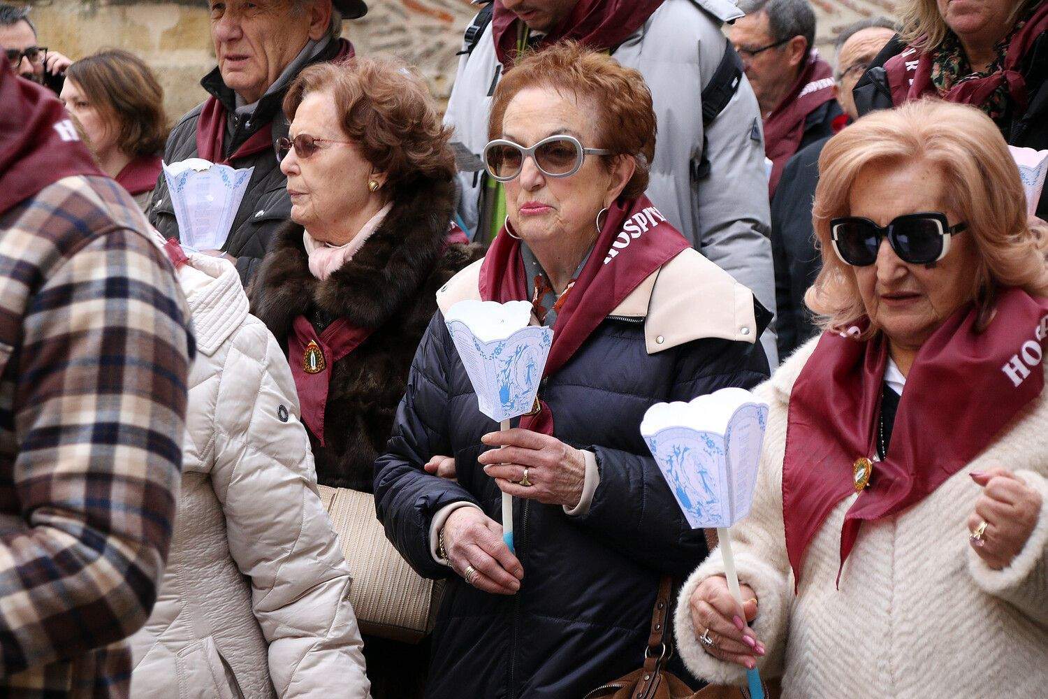 Procesión de antorchas de la Hospitalidad de Nuestra Señora de Lourdes en León | Peio García / ICAL