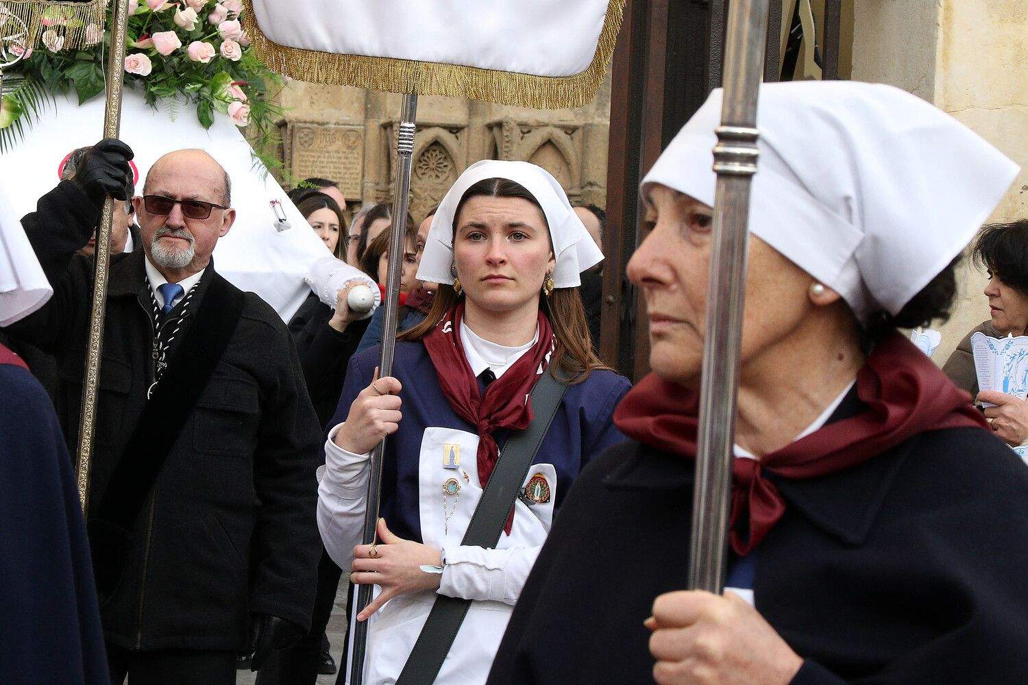 Procesión de antorchas de la Hospitalidad de Nuestra Señora de Lourdes en León | Peio García / ICAL