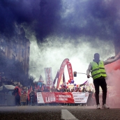 Peio García / ICAL . Miles de leoneses se manifiestan por el futuro de León y por la autonomía leonesa