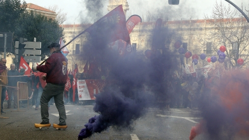 Manifestación 16F en León