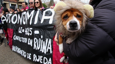 Manifestación 16F en León