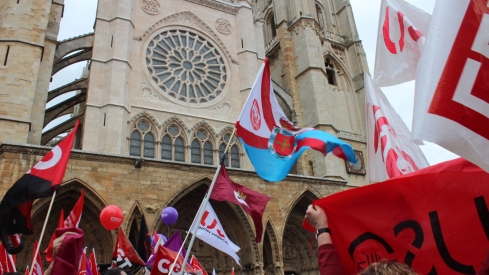 Manifestación 16F en León